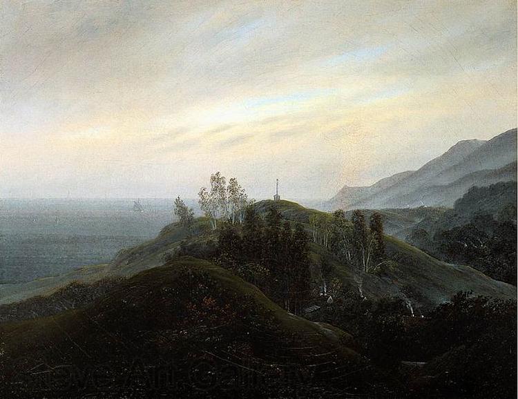Caspar David Friedrich View of the Baltic Norge oil painting art
